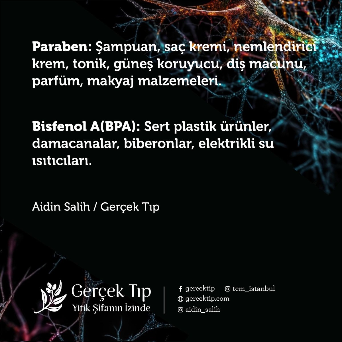 Beyinde toplanan toksik maddelerden kaynaklı 
BAŞ AĞRISI

Beyindeki kan-sıvı dolaşımında bozulma, katkı maddelerinin birikimi ve beyin tümörü gibi bazı beyin hastalıkları beyin zarını ya da damarları etkileyerek baş ağrısı oluşturabilir.

Aidin Salih / Gerçek Tıp
#aidinsalih