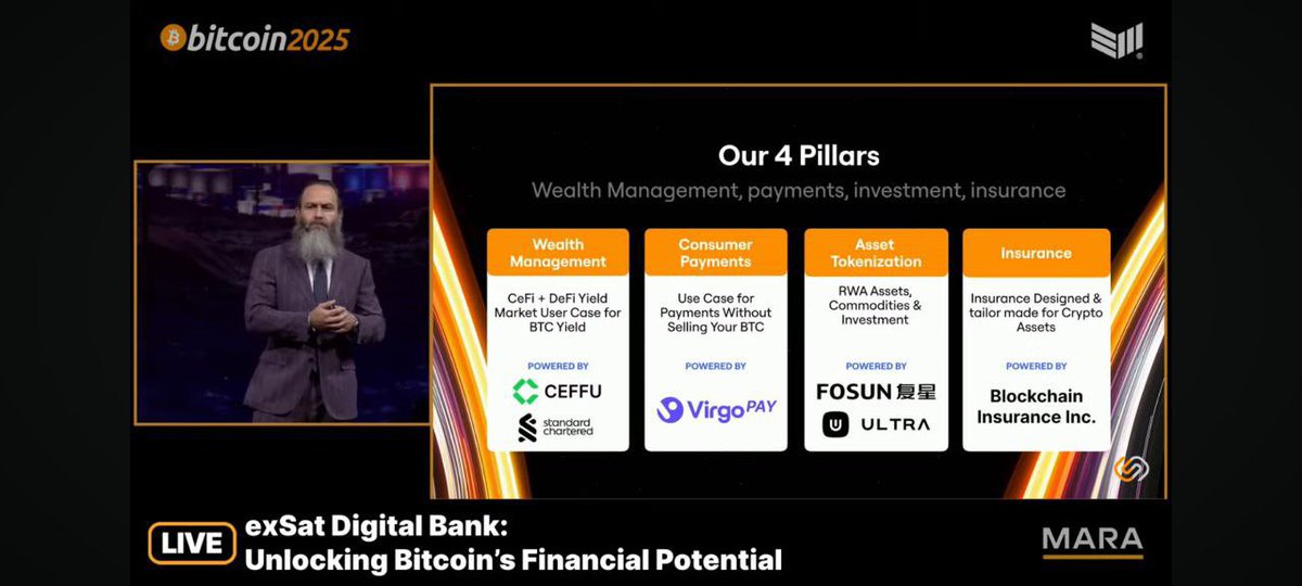 Hmmm... 👀 look closely for <a href="/Ultra_io/">Ultra</a> 

Its from bitcoin 2025 conference in Las vegas