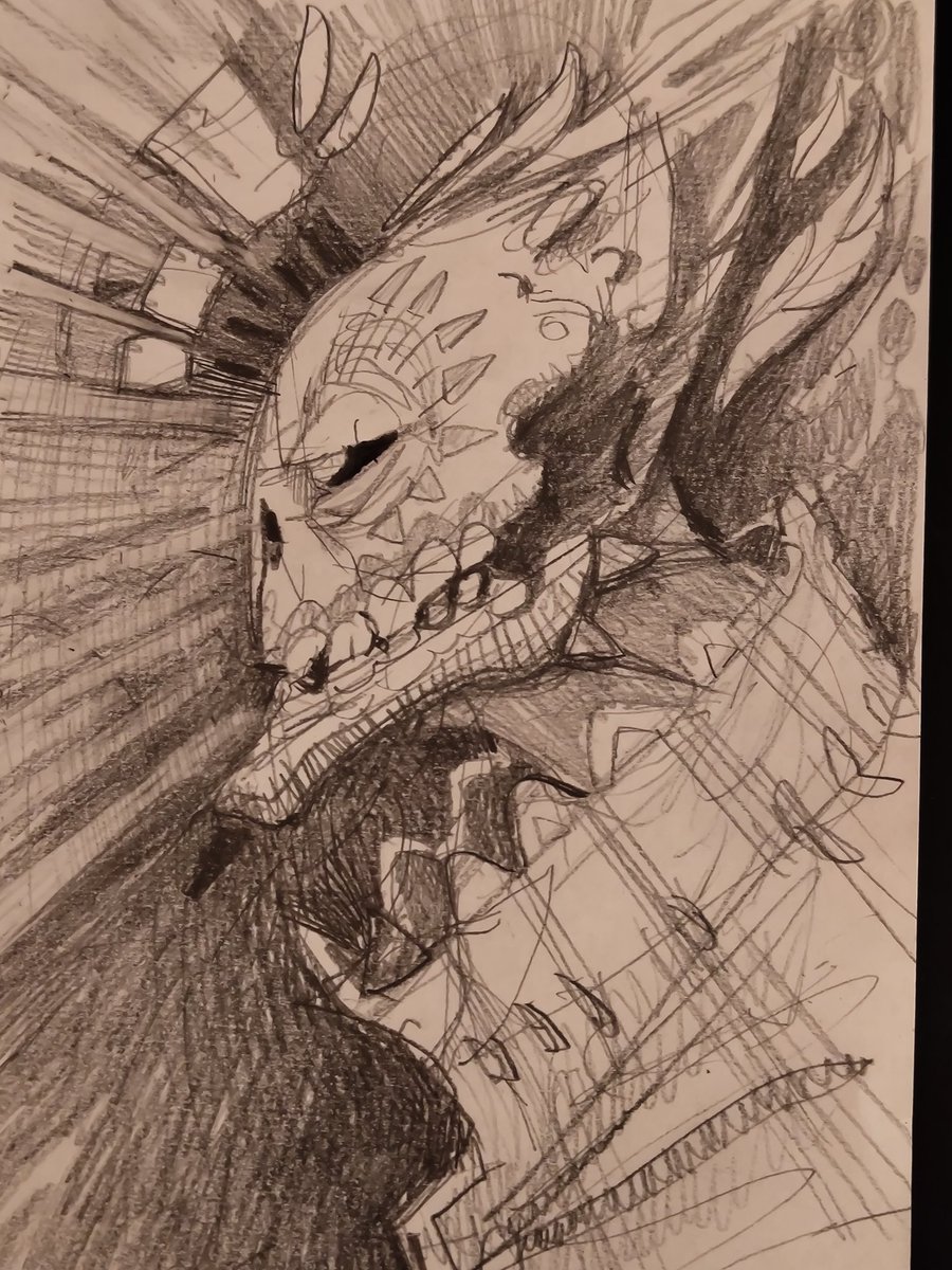 I sketched this guy 😐