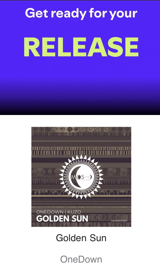 Oontz Master (@onedownlive) on Twitter photo New music feat. <a href="/WeAreKuzo/">KUZO</a> arrives 13th June on <a href="/mosofthemoon/">My Other Side of The Moon</a> 
Pre-save link hypeddit.com/goldensun New music feat. <a href="/WeAreKuzo/">KUZO</a> arrives 13th June on <a href="/mosofthemoon/">My Other Side of The Moon</a> 
Pre-save link hypeddit.com/goldensun