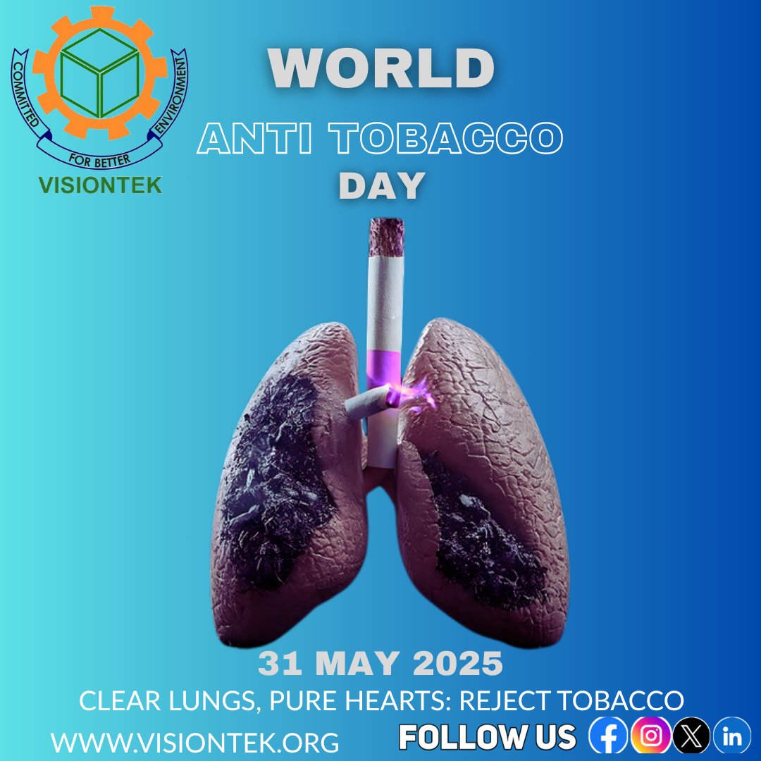 Visiontekcs's tweet image. Breathe Easy, Live Better: No Smoking, No Regret! Ignite Health, Extinguish Smoke: No Smoking, Yes to Life! Break Free from Smoke, Embrace a Healthy Stroke: No Smoking Day! Smoke-Free, Stress-Free: Celebrate No Smoking Day!#WorldNoTobaccoDay, #NoTobacco, #QuitSmoking,