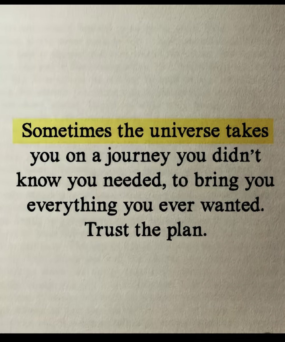 stoniato's tweet photo. “Às vezes, o universo o leva a uma jornada que você não sabia que precisava, para lhe trazer tudo o que sempre quis.
Confie no plano” https://t.co/ZLC3ZEYigB