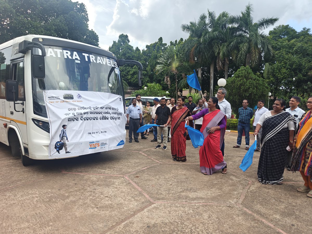 Science & Tech Dept, Odisha (@scandtechodisha) on Twitter photo Principal Secretary, S&T Deptt flagged off exposure visit of 30 winners of YATS to ISTRAC and URSC, Bengaluru on 23.05.2025. Director of PSP, Chief Corporate  Communication TATA STEEL Shri Sarvesh Kumar, senior officials of S&T Department were present.
<a href="/CMO_Odisha/">CMO Odisha</a> Principal Secretary, S&T Deptt flagged off exposure visit of 30 winners of YATS to ISTRAC and URSC, Bengaluru on 23.05.2025. Director of PSP, Chief Corporate  Communication TATA STEEL Shri Sarvesh Kumar, senior officials of S&T Department were present.
<a href="/CMO_Odisha/">CMO Odisha</a>