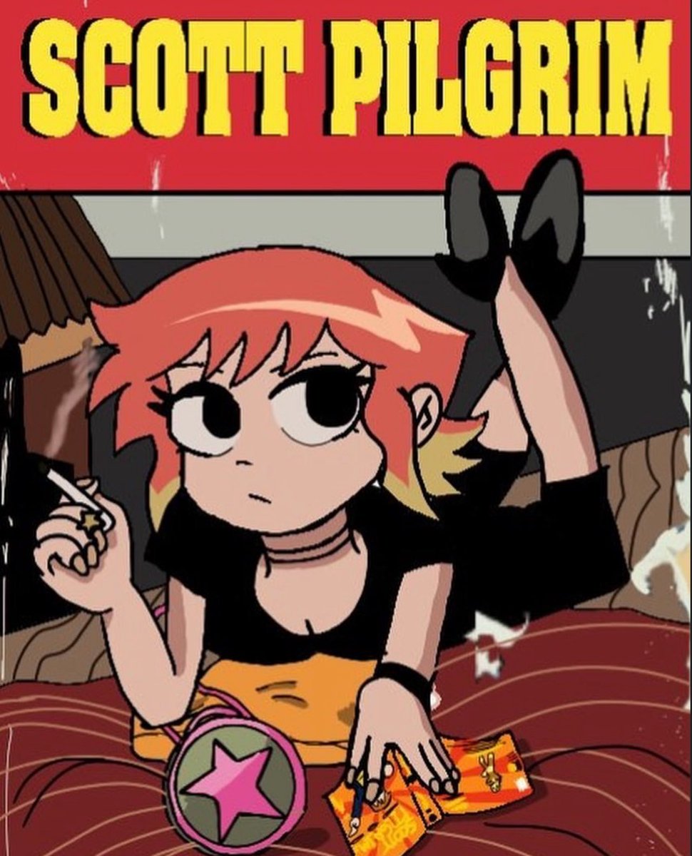 BroToastR's tweet photo. PULP PILGRIM!!! 

#ScottPilgrim #PulpFiction #Artwork https://t.co/Io1emM1tQC