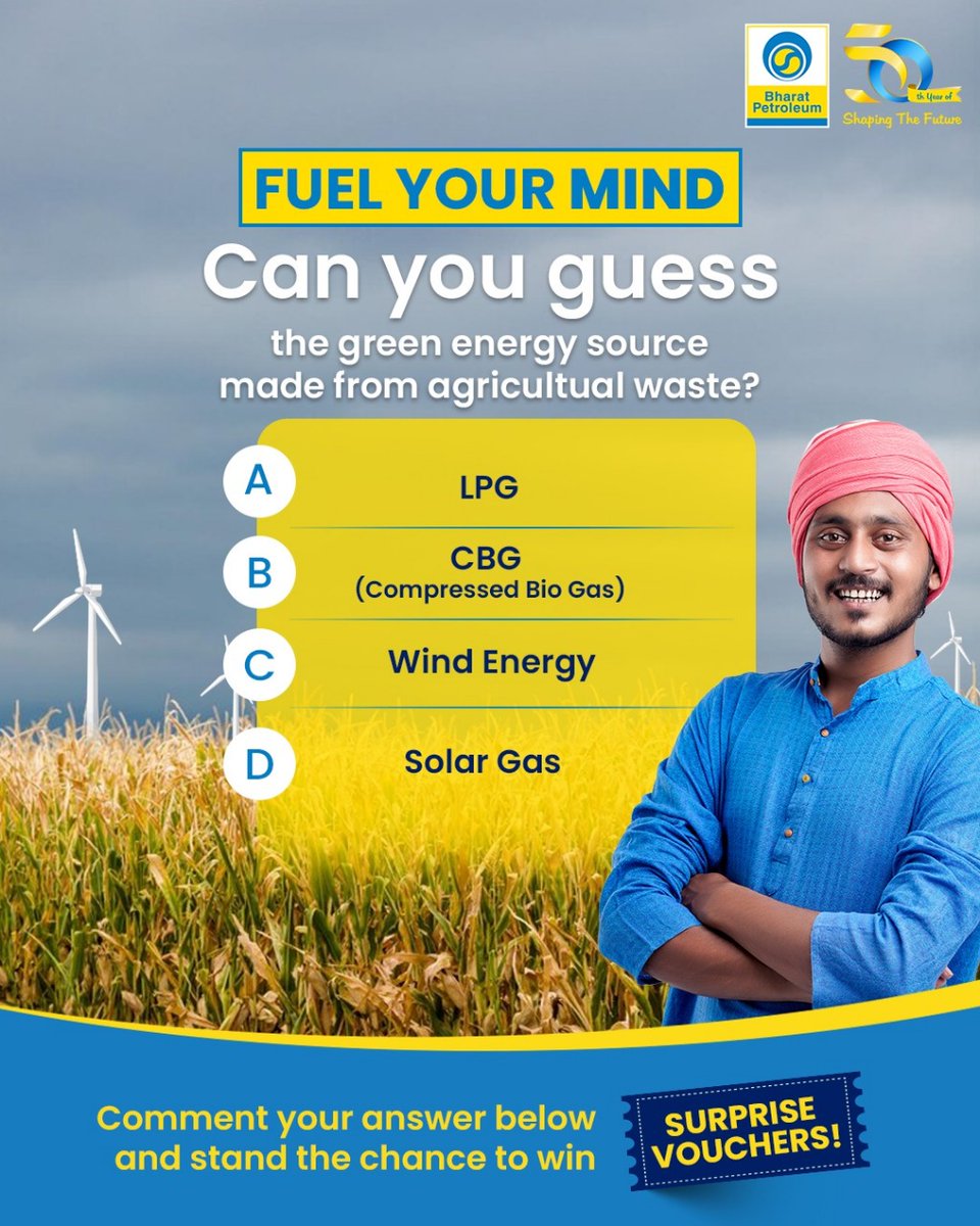 Ready to Fuel Your Mind?

Tell us your answers in the comments and two lucky winners stand a chance to win surprise vouchers!

To qualify, follow these simple steps:

1. Guess the correct option and comment you answer below!
2. Tag 3 friends in that comment.
3. Use these