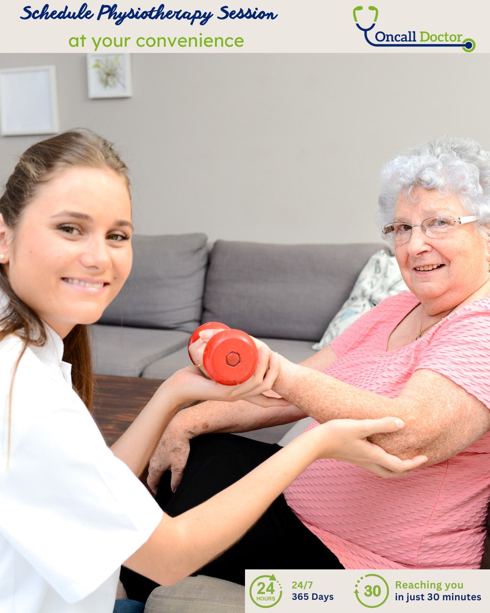 oncalldoctoruae's tweet photo. Why wait to get back to feeling your best? Enjoy the convenience of professional physiotherapy in the comfort of your own home for only AED199 per session!
#PhysiotherapyAtHome #HomeHealth #OnCallDoctorDXB #physiotherapy #physiotherapist #PhysiotherapyAtHome #PhysiotherapyinDubai https://t.co/tA0pxH15LH