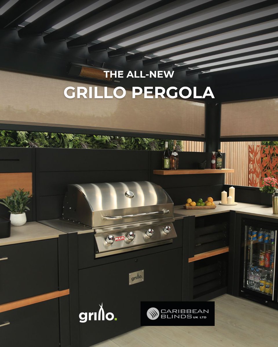 BIG NEWS ⚡️
We’ve launched a brand-new range of Grillo Pergolas – and they’re purpose-made to pair perfectly with Grillo outdoor kitchens. Our two brands have come together for this exciting new range. Visit the Grillo pergola pricing page to spec yours: grilloliving.com/product/pergol…