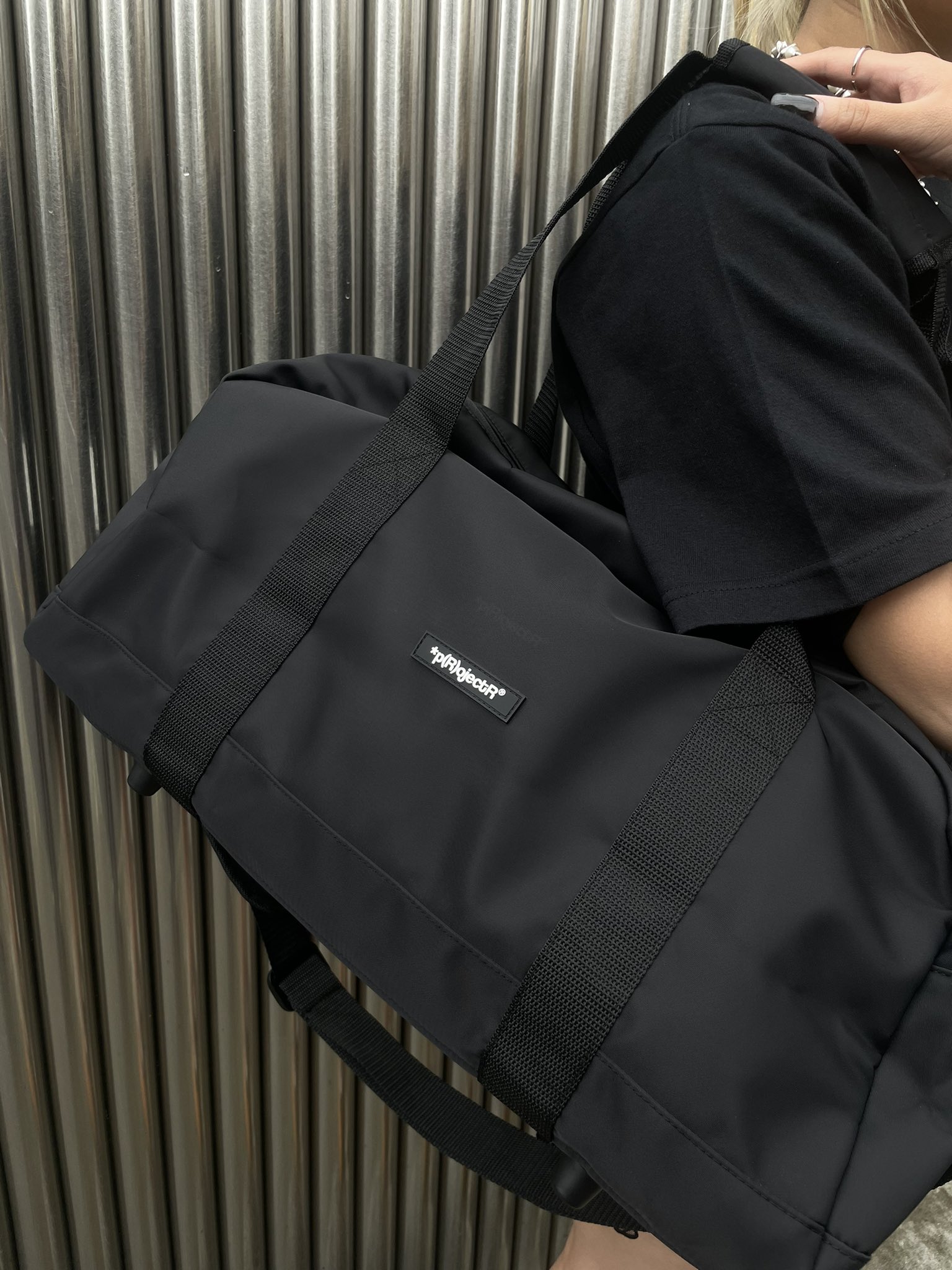 *p(R)ojectR® Big Logo Boston Bag Big Logo Boston Bag | *p(R)ojectR® | VERTICAL GARAGE
