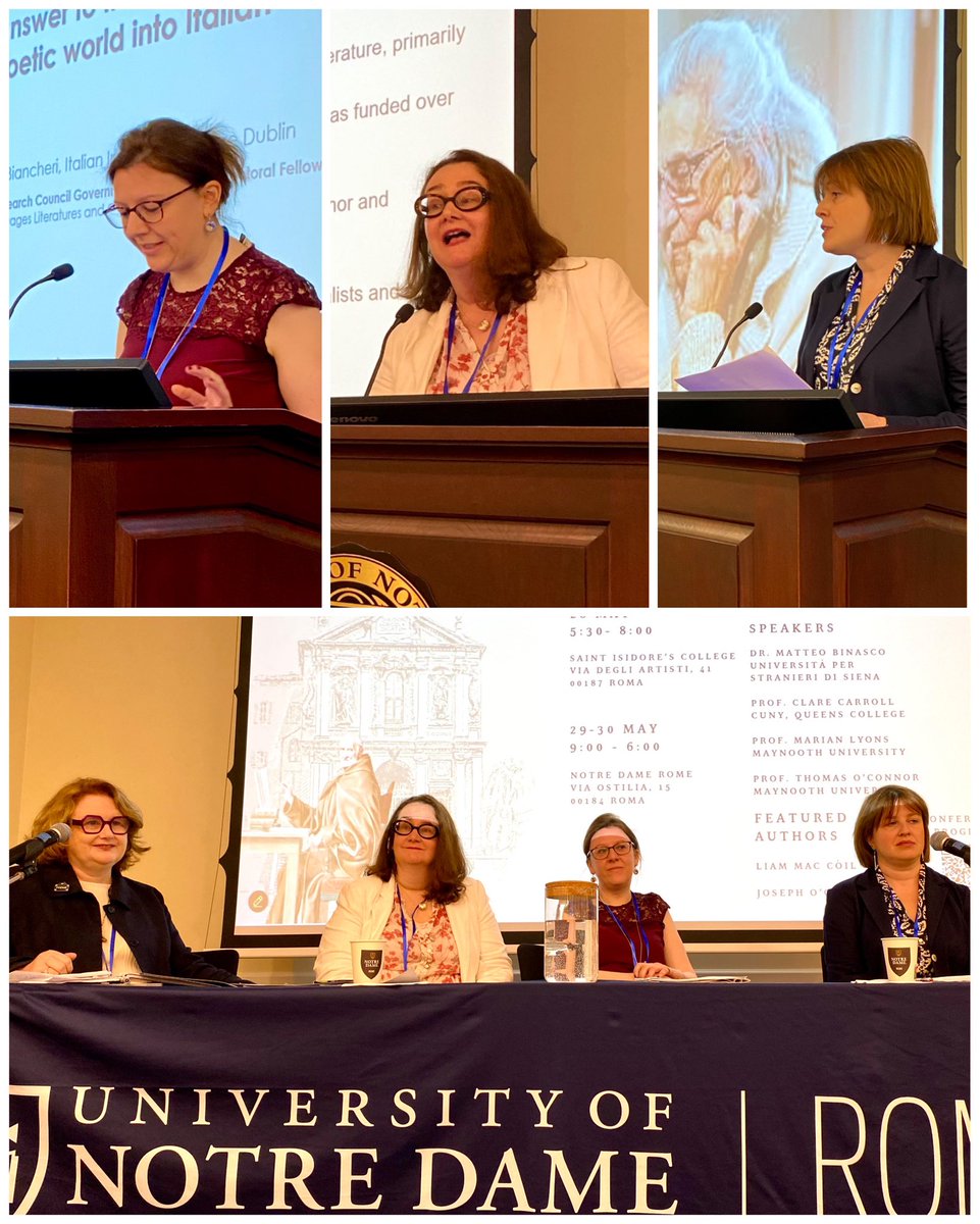 IrlEmbHolySee's tweet image. Last day of the Irish in Rome conference at Notre Dame Rome focusing on the Irish-Italian literary links and the legacy of Luke Wadding. It was incredible to discover so many other connections between Ireland &amp;amp; Rome🔗🇮🇪