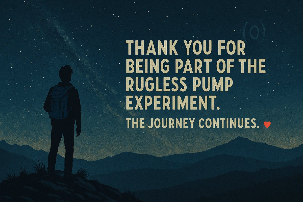 Reflections on Rugless Pump &amp; A New Chapter for Mooney 🧵
After yesterday’s $AFK launch, I’ve taken time to reflect on everything.
Here’s what I’ve learned — and what’s next.👇
