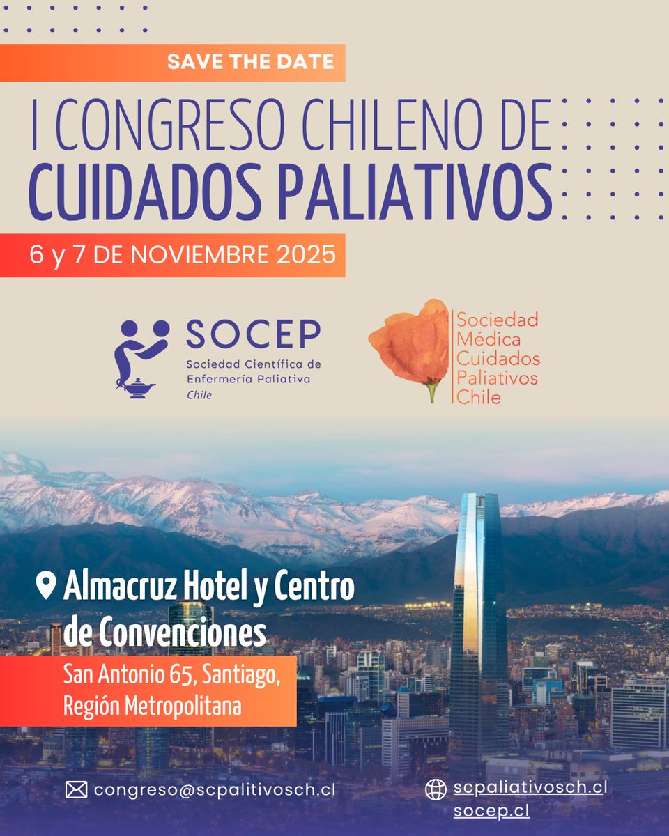 Sociedad Médica de Cuidados Paliativos - Chile (@paliativoschile) on Twitter photo 