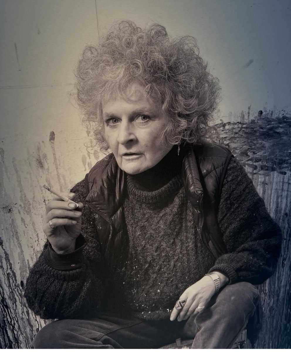 Highly recommend 'My week with Maggi Hambling' on Sky Arts. What a woman. ❤️