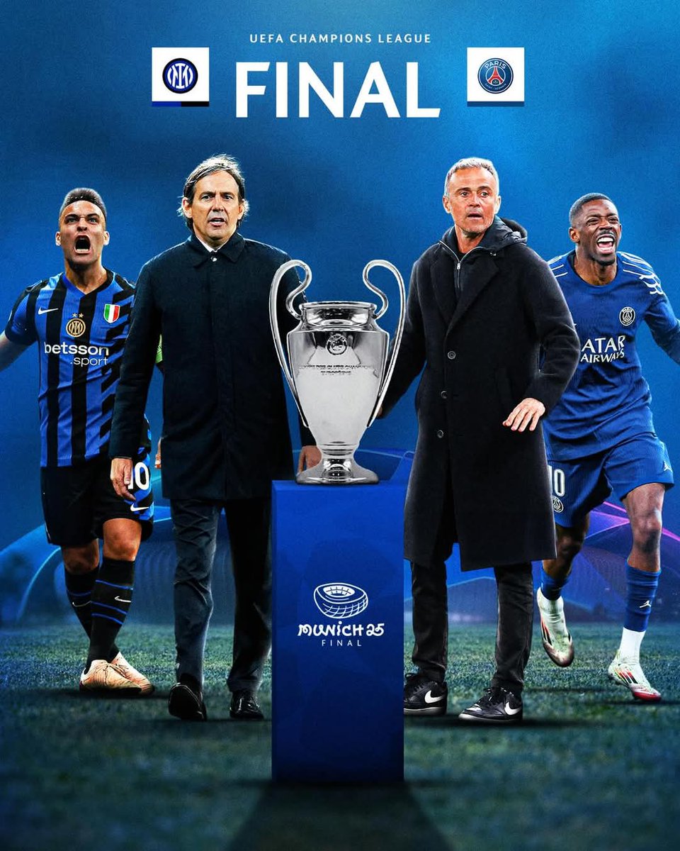 #ClashoftheDay #UCLfinal

Inter Milan 🆚 PSG

#BaseTvsportnews #UCLfinal #Intermillan #PSG