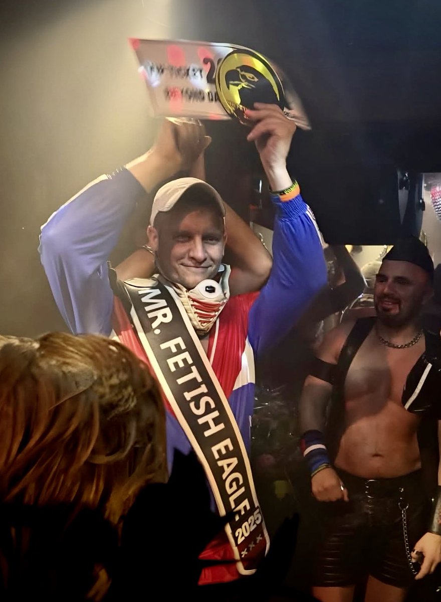 Zoooo trots op jou, Anton. Gefeliciteerd met het behalen van je titel Mr Fetish Eagle Amsterdam 2025.