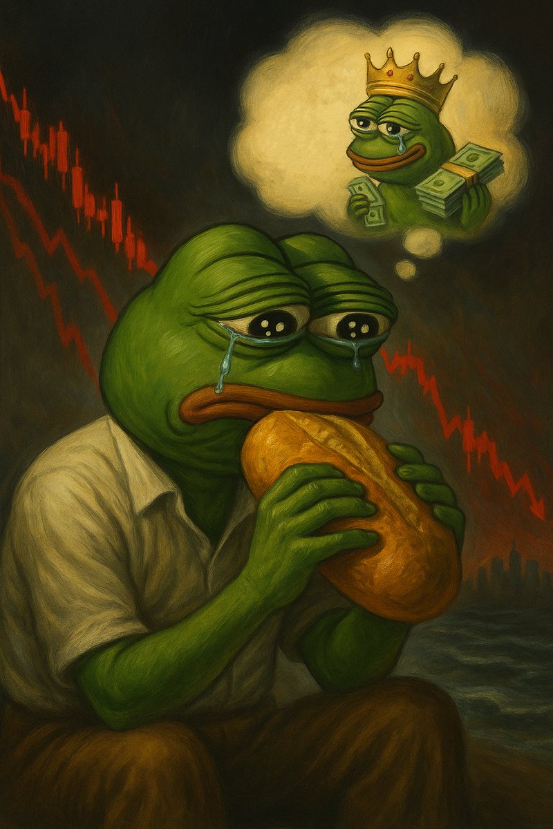 pepetopiaa's tweet photo. 🔴 This Is Not Living🔴🔻
🤪🤡🤡
@Cointelegraph @CoinMarketCap @BitcoinMagazine
#Bullrun2025 #MaybeBearSeason #down #Crypto #Bitcoin2025 #altcoin #PEPETOPIA #Solana https://t.co/p6CEdybOuV