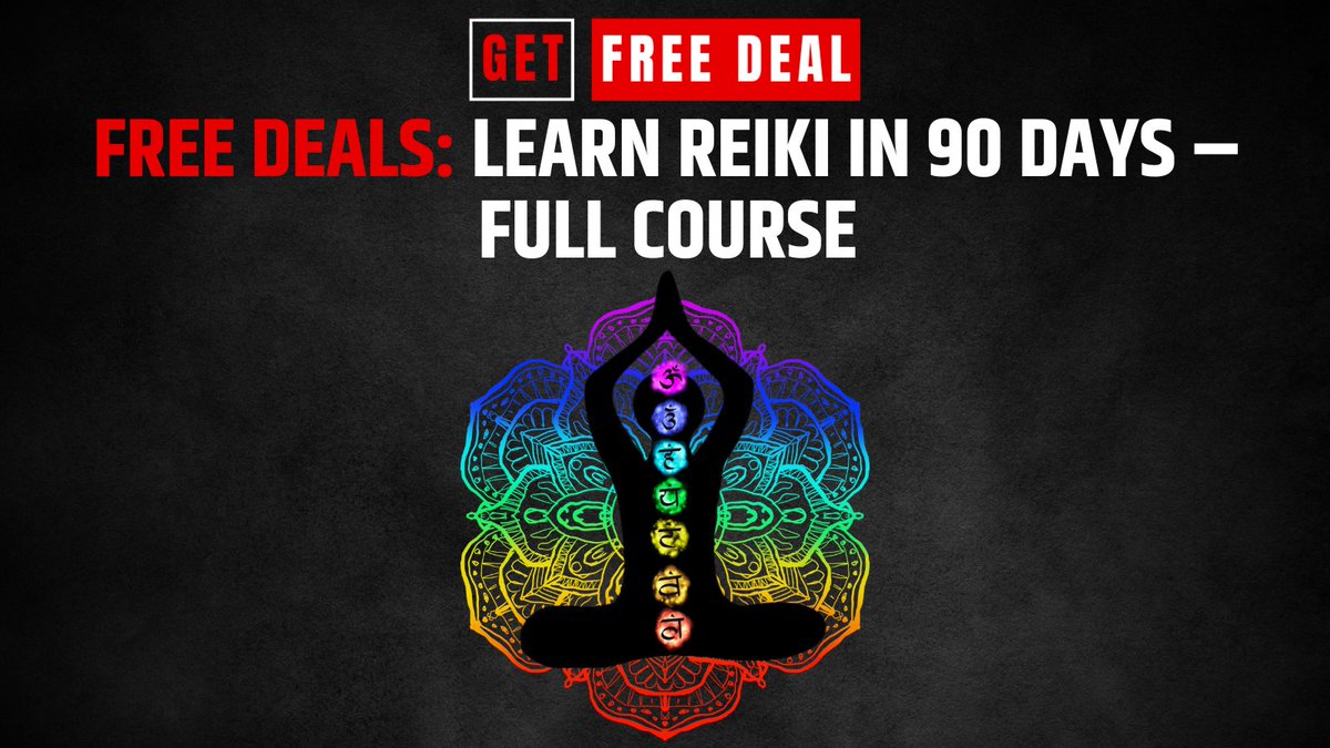 GetFreeDeal1's tweet photo. Learn Reiki in 90 Days – FREE Full Course!
🌈 Master the chakras, boost energy, and heal naturally
💸 0 payment | 0 copyright | 100% free
📥 Grab it now from GetFreeDeal

https://t.co/xLAIZDw8xA

#Reiki #FreeCourse #SpiritualHealing #ChakraHealing #GetFreeDeal https://t.co/cNEy5SsbFV