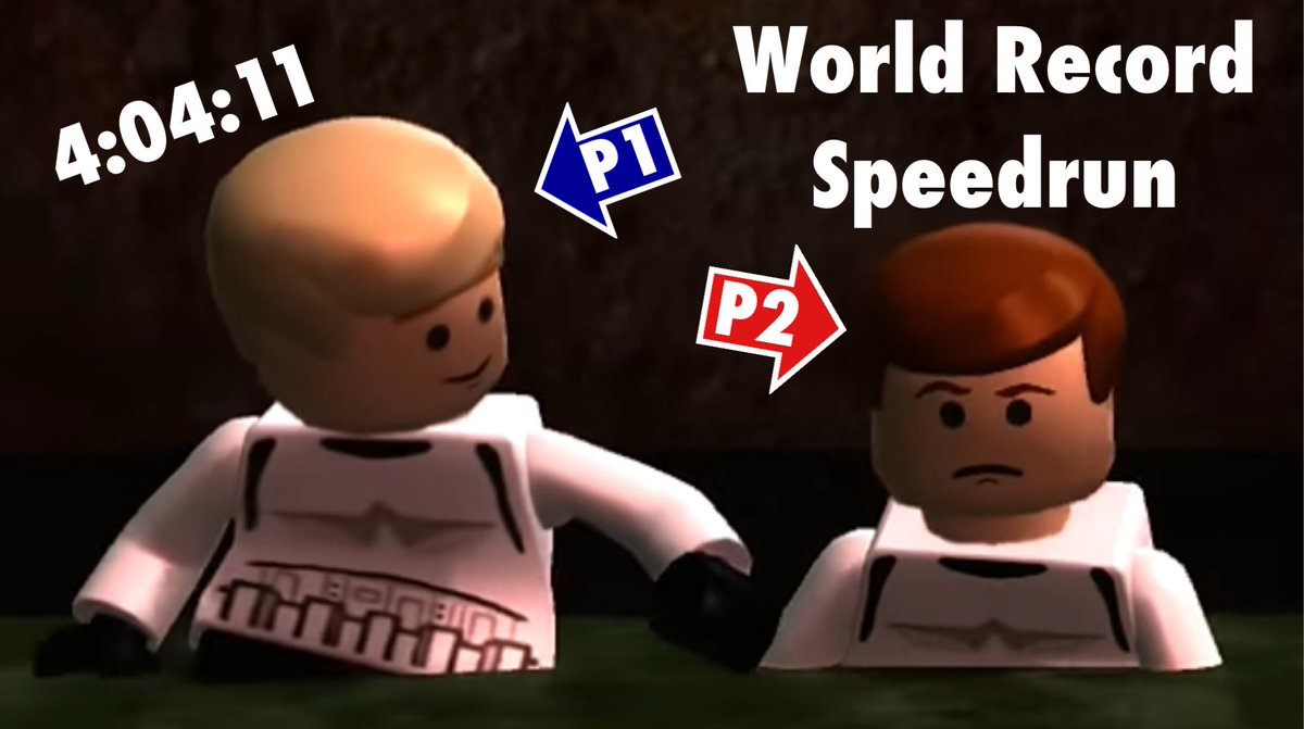 Me and <a href="/kodisnap/">Kodisnap</a> got a world record in Lego Star Wars TCS Any% No Red Bricks (Co Op) (Wii)

They not like us

youtu.be/psUxNH1aedY?si…