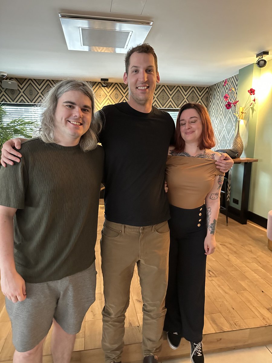 Ran into ⁦<a href="/JambreHS/">James Brennan</a>⁩ and ⁦<a href="/BabyBearHS/">BabyBear</a>⁩ in Rotterdam! Excited to be at #twitchcon today. Drop a line to learn more about ⁦<a href="/Expansion_GG/">Expansion Agency</a>⁩