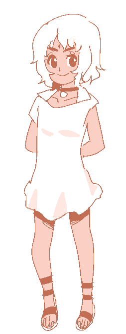 らくがき用褐色キャラ。
昔で言うところの看板娘w 