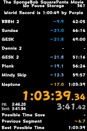 Random ass pb, got destroyed so hard on stream apparently not streaming is the key to success. This runs kinda bad tho 1:02 coming soon maybe