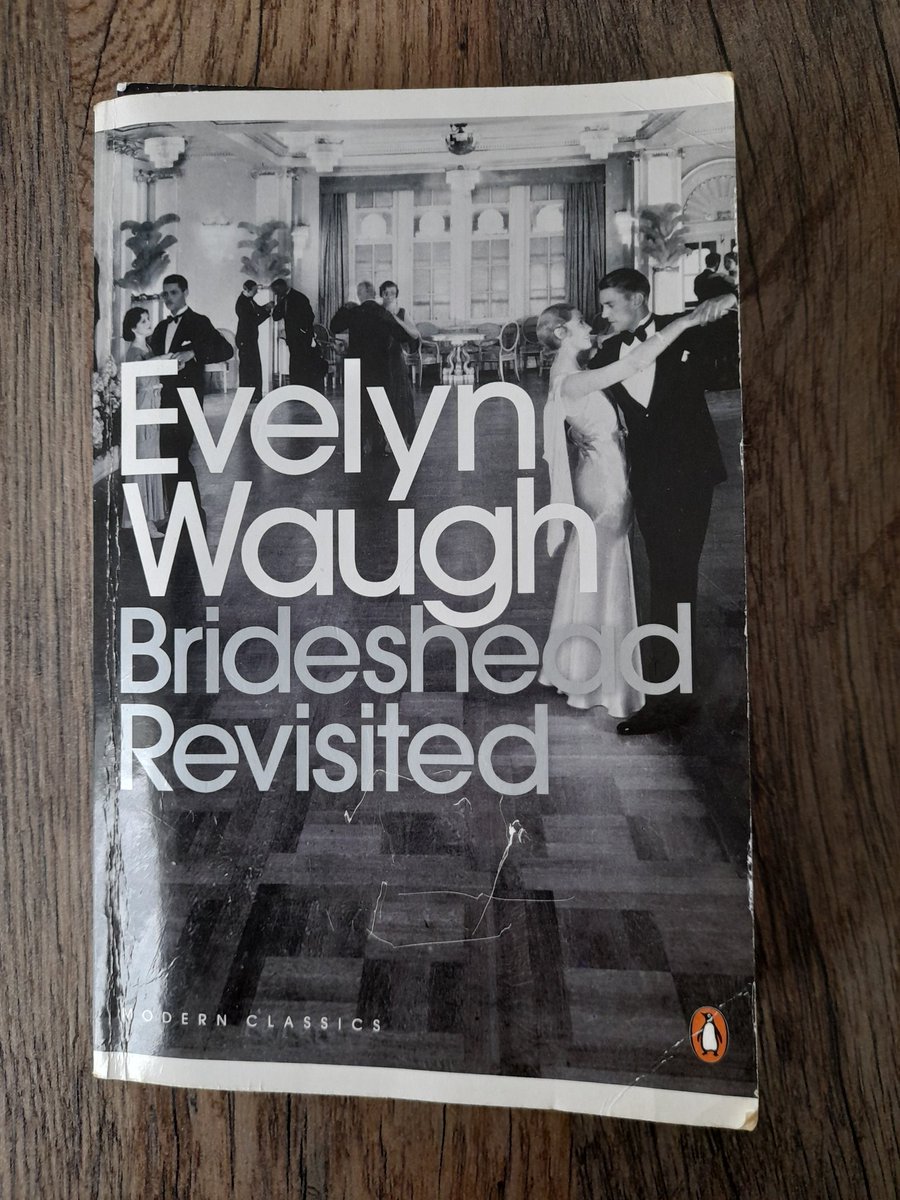 Revisiting Brideshead Revisited. Couldn't get passed the first chapter at the first attempt twelve years ago.