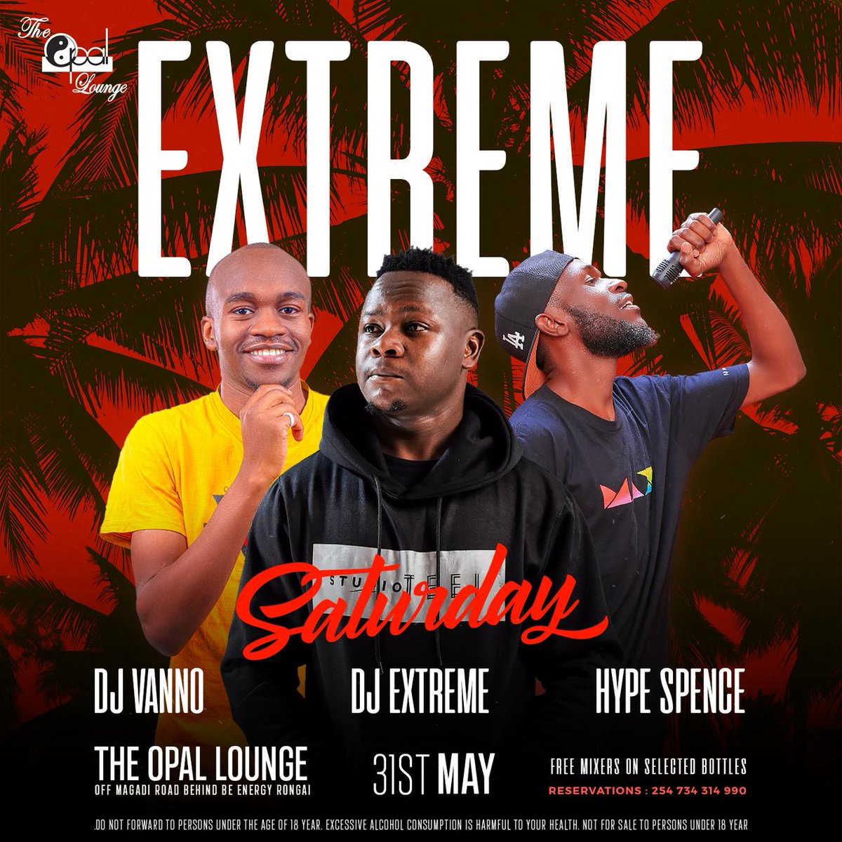 TheOpaLoungeNGrill (@opaloungerongai) on Twitter photo Get ready for an electrifying night at #TheOpaLoungeRongai! Join @djvannokenya , <a href="/djextreme254/">Mubaba Lite.</a> , and @hype_spence this Saturday, 31st May, for EXTREME vibes, free mixers, and non-stop energy! 🎉 Remember #WeAreThePlug and #TheOpaLoungeExperience never disappoints 😌 Get ready for an electrifying night at #TheOpaLoungeRongai! Join @djvannokenya , <a href="/djextreme254/">Mubaba Lite.</a> , and @hype_spence this Saturday, 31st May, for EXTREME vibes, free mixers, and non-stop energy! 🎉 Remember #WeAreThePlug and #TheOpaLoungeExperience never disappoints 😌