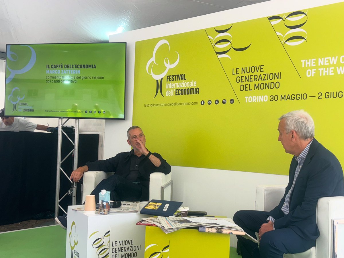 Cominciamo la giornata con <a href="/straneuropa/">Marco Zatterin</a> Marco Zatterin per il caffè dell’economia al <a href="/festinteconomia/">Festival Internazionale dell'Economia</a> venite a trovarci