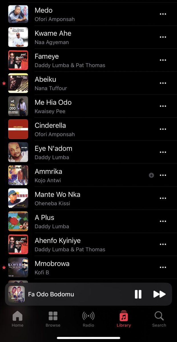 My playlist…