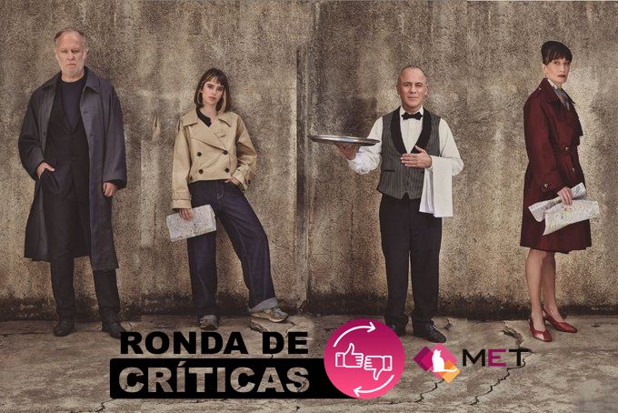 LOSYUGOSLAVOS📍@teatrobadia
#LosYugoslavos #RondadeCríticas
Texto y dirección: Juan Mayorga
Reparto: Luis Bermejo, Javier Gutiérrez, Natalia Hernández y Alba Planas
👉madridesteatro.com/los-yugoslavos…

🤏La nueva obra del laureado autor teatral es nutritiva y estimulante, pero deja un