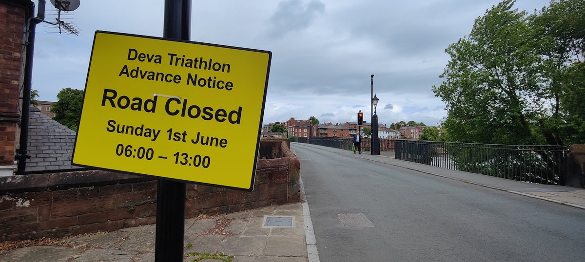 Don't forget it's the Triathlon tomorrow Sunday