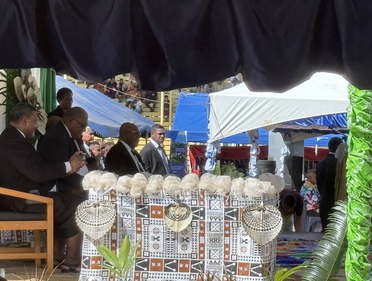 BPlinkertEU's tweet image. An honour to attend the festivities in Labasa to commemorate the contributions to Fiji’s development by its visionary leader Ratu Sir Lala Sukuna.
@EUPasifika