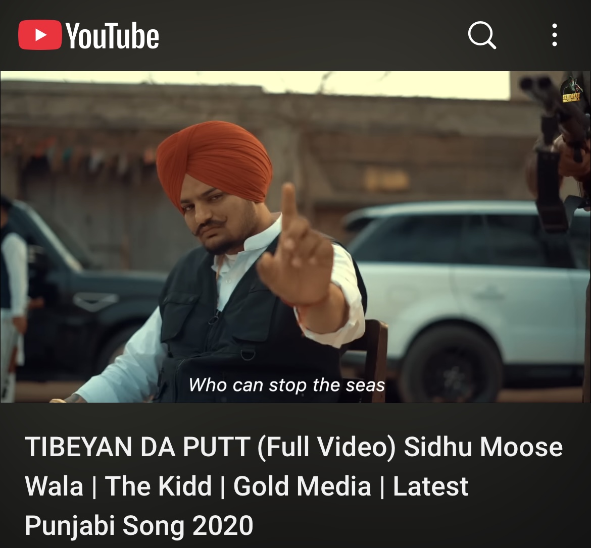 Crazy how Sidhu Moosewala shifted the Punjabi music genre going towards chappriness to ferocious masculinity again. 

“Jehde ranna de si lakk minde, mai asle te gaun la te ni”