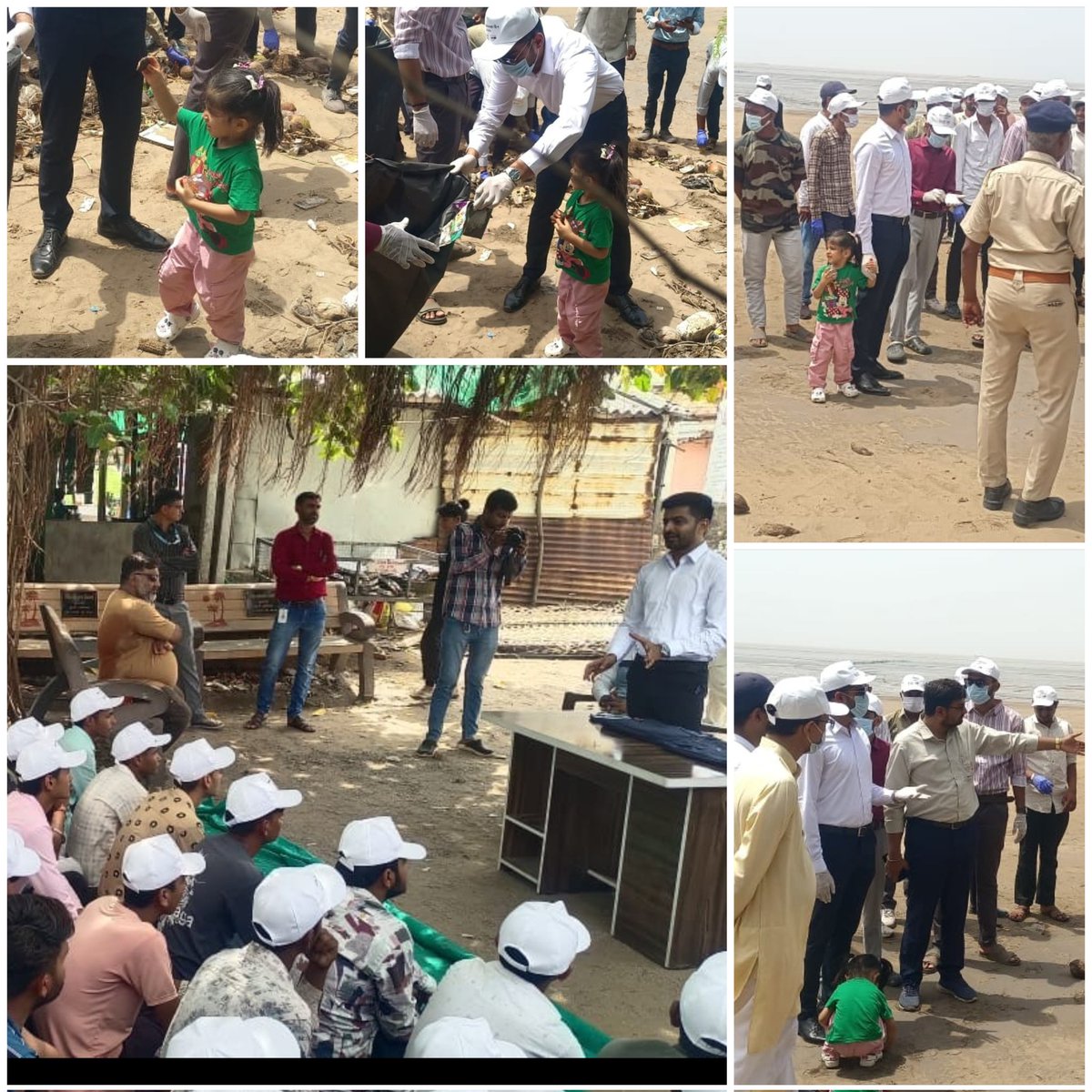 🌊🧹 Proud moment at Bhavani Mandir Beach, Mahuva!
SDM Mahuva joined the #BeachCleanupDrive with his 3-year-old child, setting an inspiring example this #WorldEnvironmentDay2025 🌍💚
Together, let’s #BeatPlasticPollution for a cleaner, greener future!
<a href="/GEMI_Gujarat/">gemigujarat</a> <a href="/GujForestDept/">GujaratForestDept</a>