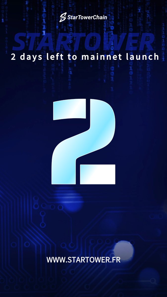 🚀 #StarTower Mainnet Launch｜2 Days! 🌌  
Code ignites, constellations align—we're activating coordinates of the decentralized cosmos!  
Final stretch for all StarTower pioneers:  
✨ Every line of code, every repost, every hope fuels this historic leap!  
🔥 #Web3 #DePIN