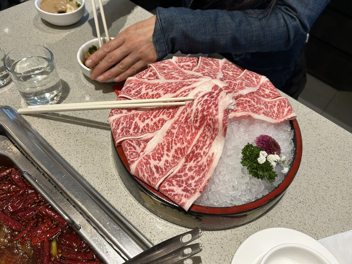 Celebrated Peter’s birthday at Haidilao in Burnaby. Tasty as always, I think we (I) overdid it on the spicy chilli broth a bit.. Upset my stomach a bit 😂