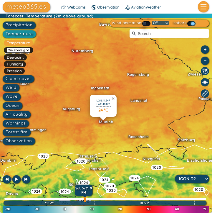 #UCLfinal #Munich Perfect weather conditions in the evening - 24 °C and a humidity of 58 %