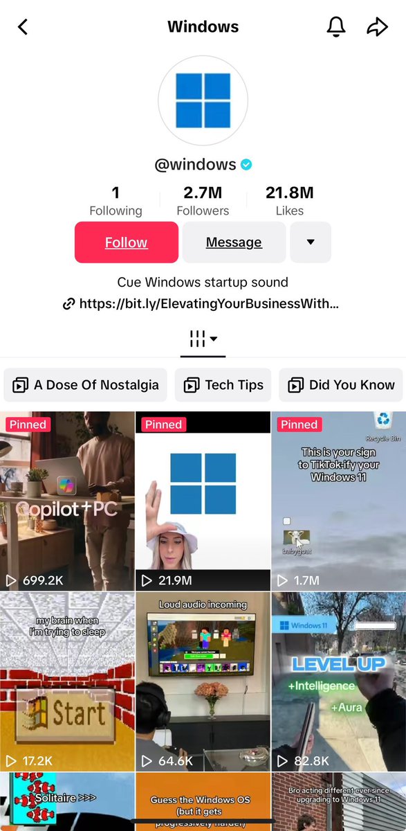 “TikTok premium 🫵”

Official Windows, 2025