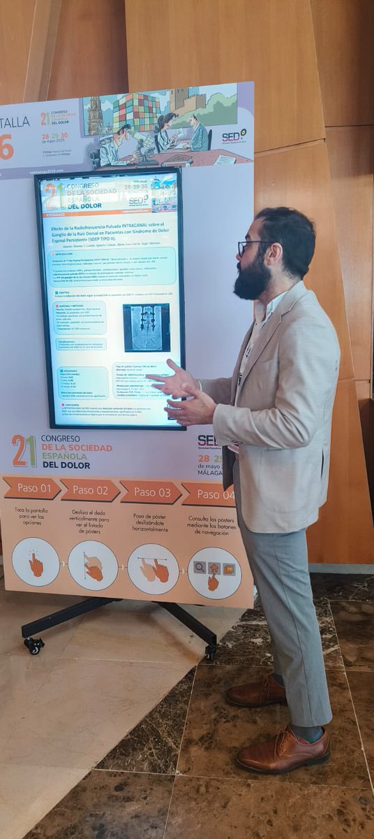 AngelMartAnes's tweet photo. La Unidad de Dolor Crónico del @AGSSurSevilla participa en el Congreso #SEDOLOR25 en el Curso de Ecografía en la colocación de dispositivos de Neuromodulacion periférica en el Dolor Neuropático #HospitalValme #SomosValme https://t.co/uvb3XuRMgS