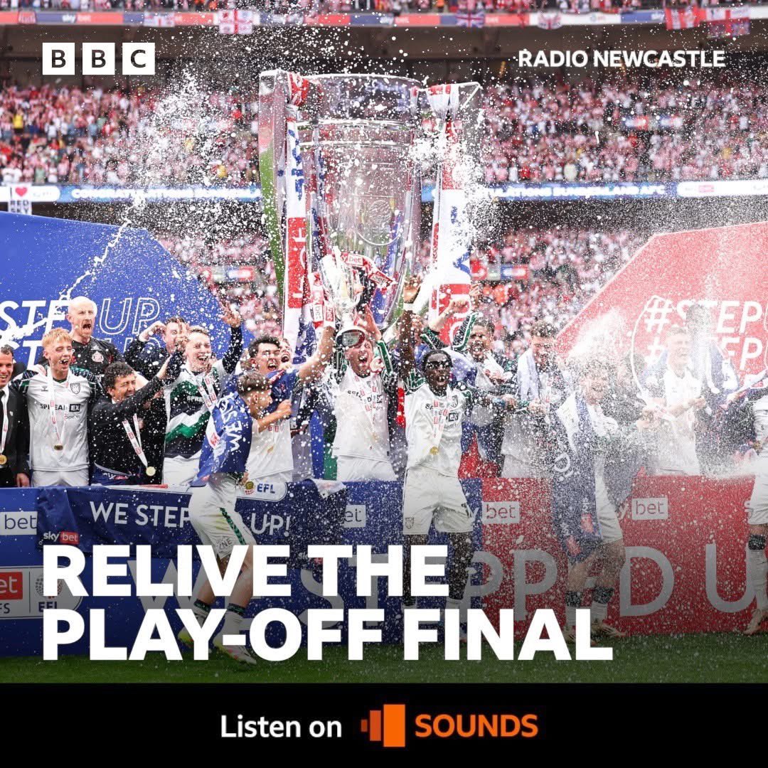 BBC Sport Tyne & Wear (@bbcnewcastle) on Twitter photo All the tears, fears and cheers! 😭👏
Hear the full Sheffield United v Sunderland match and all the celebrations on FM at 3pm today on BBC Radio Newcastle 🔊
#SAFC | <a href="/Tweed_Barnesy/">Nick Barnes</a> All the tears, fears and cheers! 😭👏
Hear the full Sheffield United v Sunderland match and all the celebrations on FM at 3pm today on BBC Radio Newcastle 🔊
#SAFC | <a href="/Tweed_Barnesy/">Nick Barnes</a>