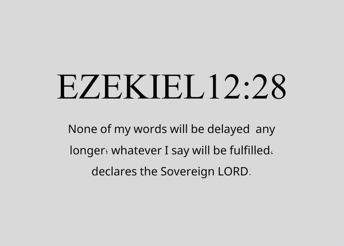 Ezekiel 12:28