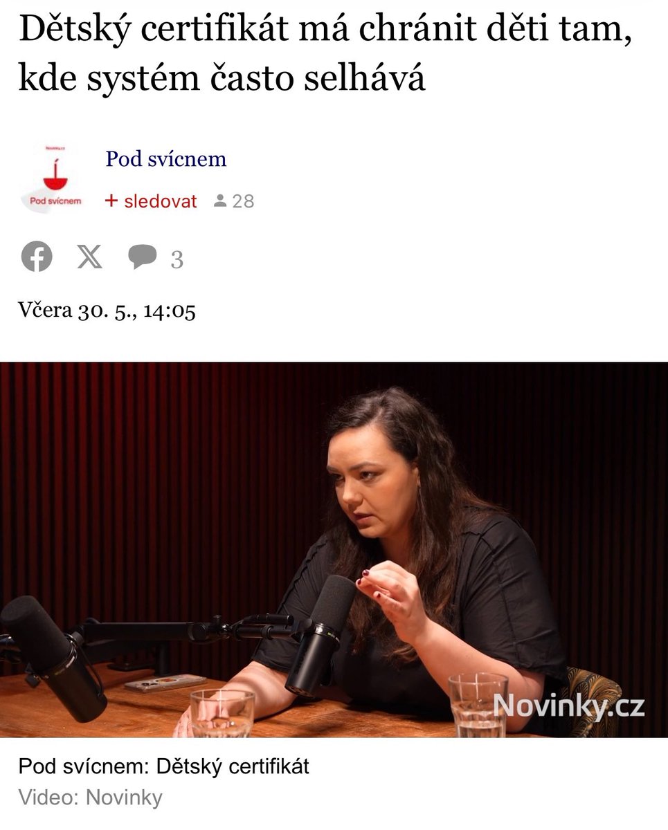 Barbora Urbanová (@baraurbanova) on Twitter photo Natáčely jsme se <a href="/studenakopriva/">Michaela Studena</a> pro <a href="/PodSvicnem/">Pod Svícnem</a> ještě před schválením certifikátu. Obě unavený, to období bylo fakt těžký. Vysvětlujeme naprosté maximum pro laiky. A jsem až překvapená, jak nám to po delší době sedělo!
Živé natáčení a oslava tohohle všeho nás čeká 26.6. v 19:00 Natáčely jsme se <a href="/studenakopriva/">Michaela Studena</a> pro <a href="/PodSvicnem/">Pod Svícnem</a> ještě před schválením certifikátu. Obě unavený, to období bylo fakt těžký. Vysvětlujeme naprosté maximum pro laiky. A jsem až překvapená, jak nám to po delší době sedělo!
Živé natáčení a oslava tohohle všeho nás čeká 26.6. v 19:00
