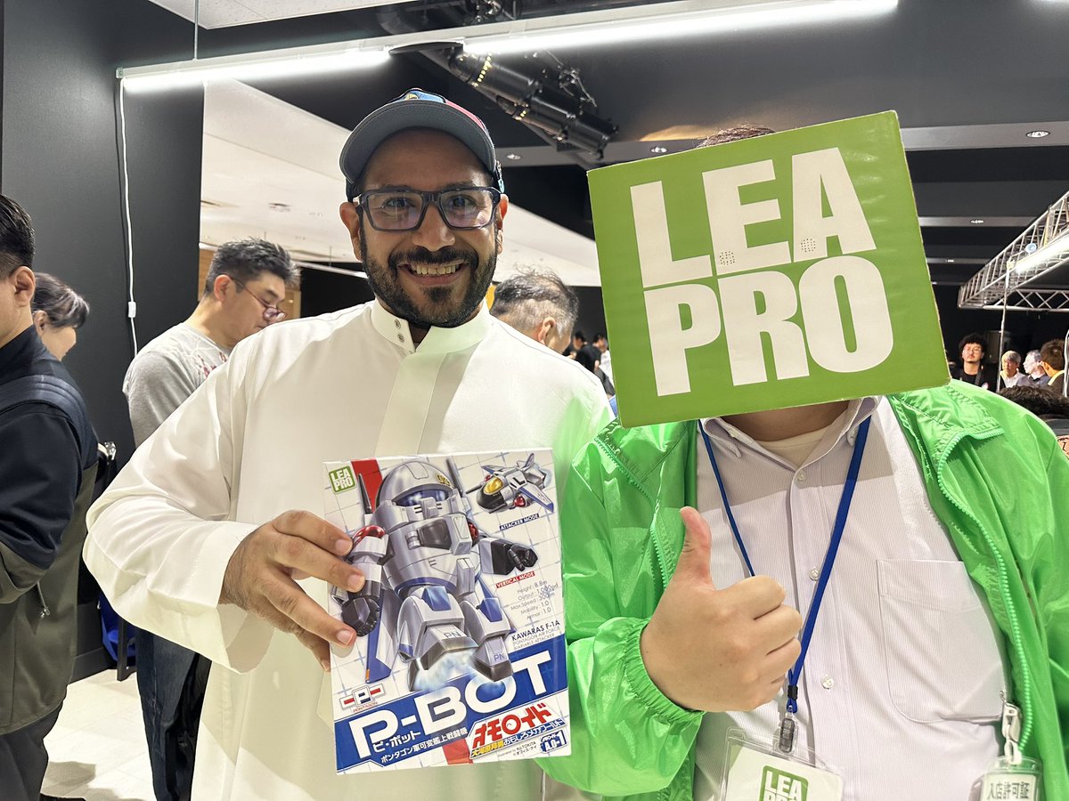 サウジさんが来てくれました‼︎
ありがとうございます！
#オモロイド