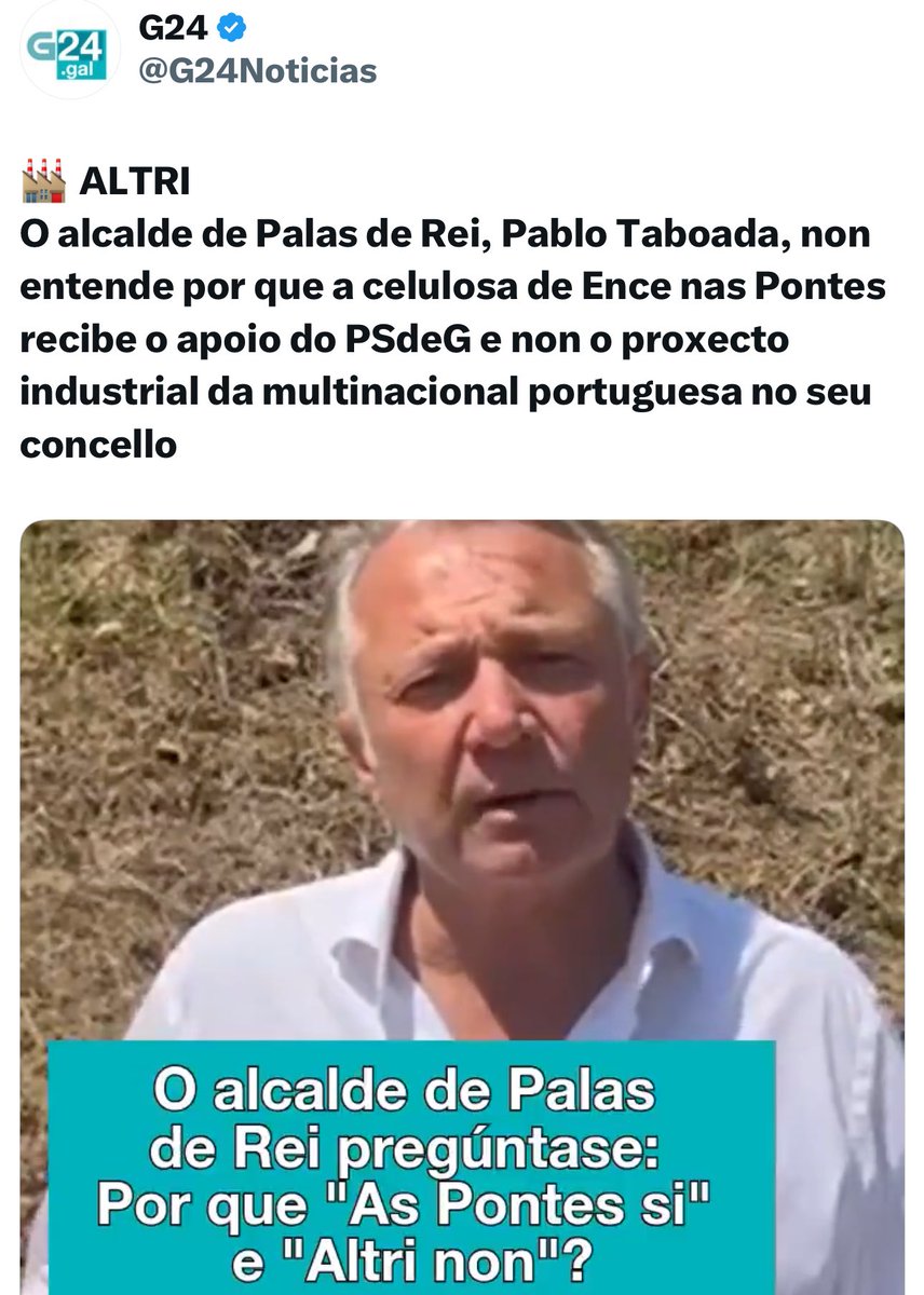 As galegas e galegos non entendemos por que a <a href="/crtvg/">CRTVG</a> está, día si e día tamén, posta ao servizo de #Altri e exercendo como axencia de comunicación 24 h do <a href="/ppdegalicia/">PP de Galicia</a>.
