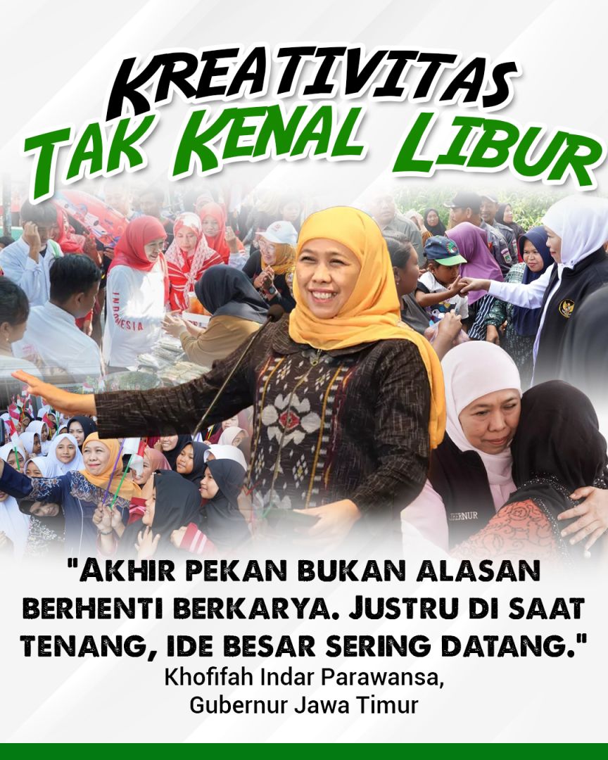 Lyestari's tweet image. Ibu Khofifah Gubernur Jatim emang the real deal! Kerja keras buat rakyat tanpa lelah, pokoknya worth it! untuk kemajuan Jawa Timur , sebagai warga Jatim dukung beliau! #khofifah #khofifahkerja