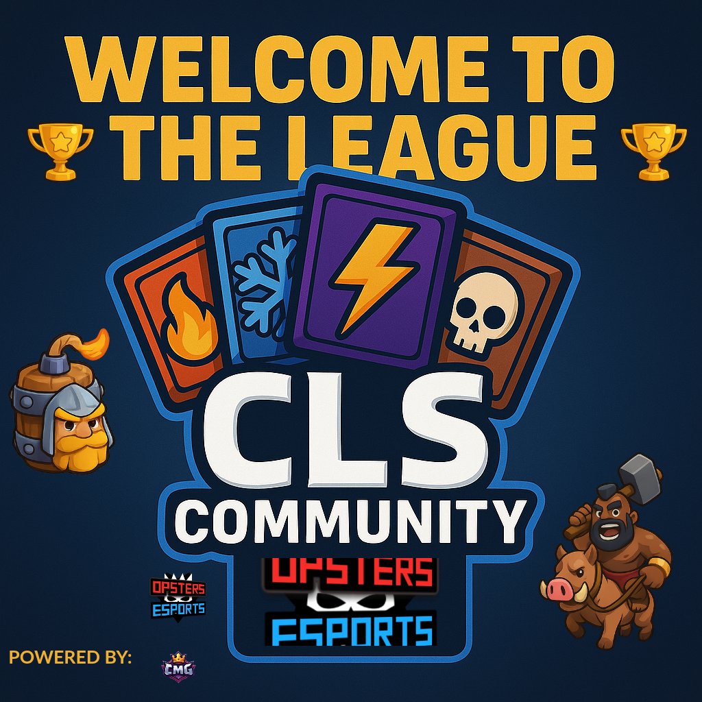 CLS Community (@colosseum_7) on Twitter photo CR CLS LEAGUE S8 !
1/32 Registered teams
Our big partner and very talented team with vast experience in the eSports scene and winner of CR CLS League S7! <a href="/OpsterseSports/">Opsters eSports</a>
More informations about them you can found there ⤵️
opstersesports.co.uk CR CLS LEAGUE S8 !
1/32 Registered teams
Our big partner and very talented team with vast experience in the eSports scene and winner of CR CLS League S7! <a href="/OpsterseSports/">Opsters eSports</a>
More informations about them you can found there ⤵️
opstersesports.co.uk