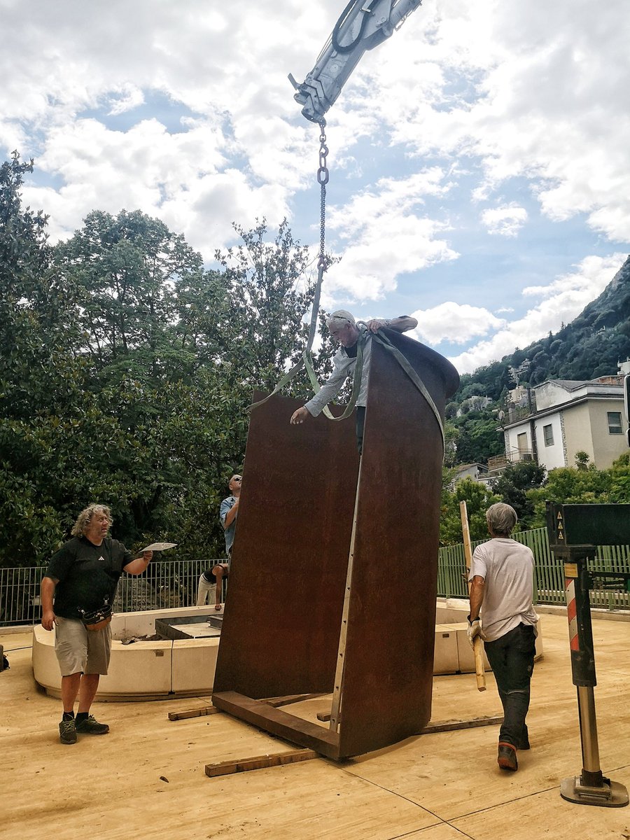 MUSEO CAMUSAC (@camusacmuseo) on Twitter photo Preparativi per l'inaugurazione dell'installazione dell'opera del
Maestro Renato Ranaldi
"COME PIOVE PIANGE"
31 Maggio ore 18.00
Corso della Repubblica 
Ingresso Villa Comunale Cassino Preparativi per l'inaugurazione dell'installazione dell'opera del
Maestro Renato Ranaldi
"COME PIOVE PIANGE"
31 Maggio ore 18.00
Corso della Repubblica 
Ingresso Villa Comunale Cassino