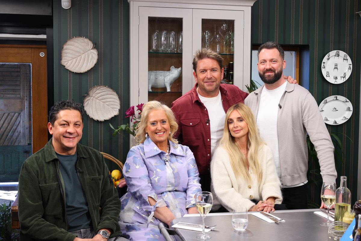 Sat_James Martin (@sat_jamesmartin) on Twitter photo It's a packed house for the penultimate show of the season today! James is joined by singer <a href="/LouiseRedknapp/">Louise Redknapp</a>, chefs <a href="/francescocook/">Francesco Mazzei</a> and <a href="/tom_chef1/">Tom Shepherd</a> and forager <a href="/AlysiaVasey/">Alysia Vasey</a>! Quiche, lamb, risotto, flatbread and fish are all on the menu! 9.30am @itv It's a packed house for the penultimate show of the season today! James is joined by singer <a href="/LouiseRedknapp/">Louise Redknapp</a>, chefs <a href="/francescocook/">Francesco Mazzei</a> and <a href="/tom_chef1/">Tom Shepherd</a> and forager <a href="/AlysiaVasey/">Alysia Vasey</a>! Quiche, lamb, risotto, flatbread and fish are all on the menu! 9.30am @itv