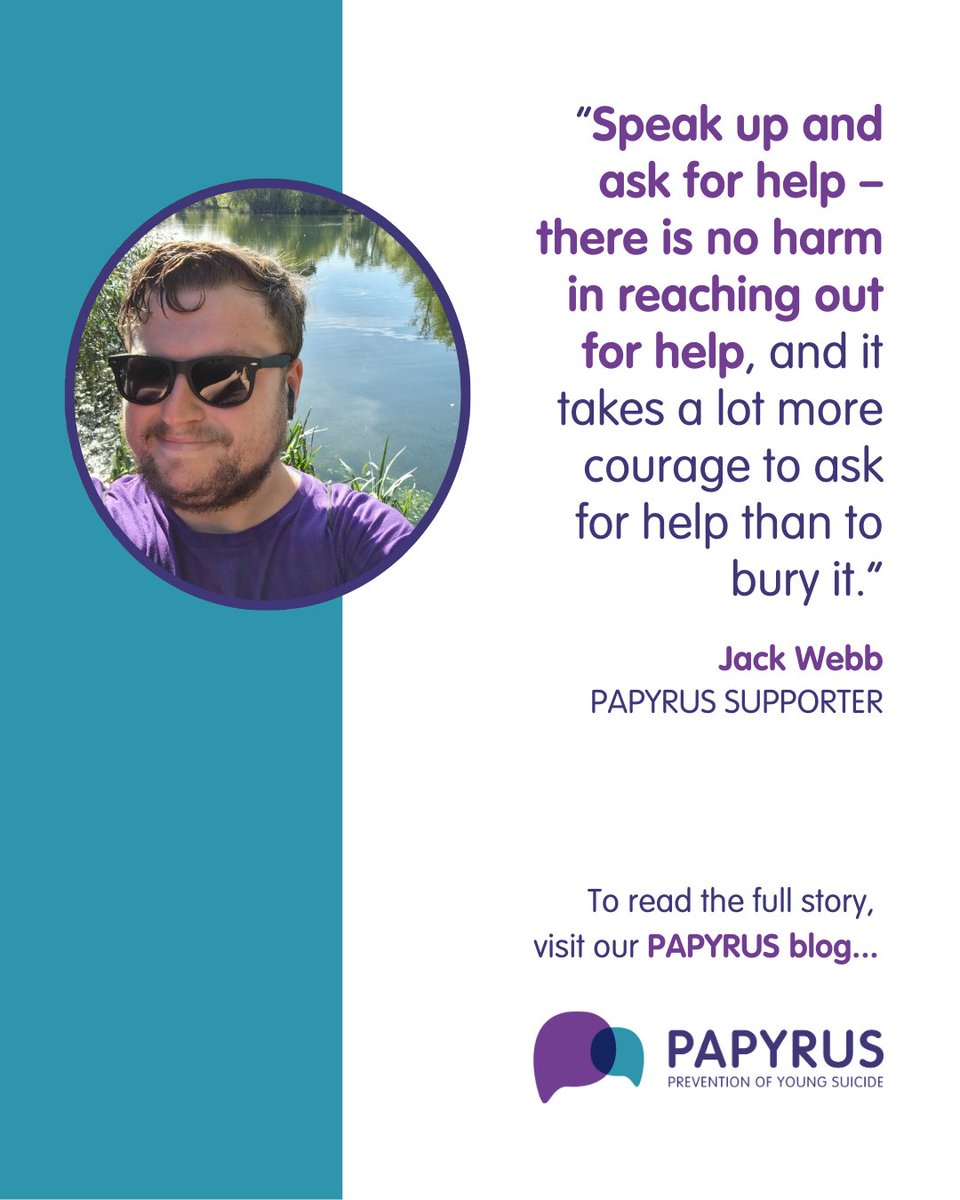 Men's mental health is often surrounded by silence, creating a society where countless men suffer alone.

Jack is sharing his story to inspire conversations about suicide prevention, all while undertaking an extraordinary challenge for PAPYRUS. 💜

papyrus-uk.org/stepping-towar…