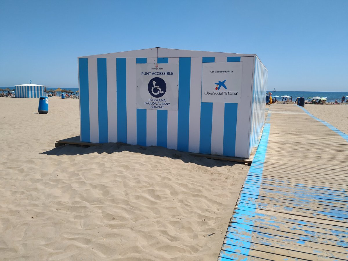 AjuntamentVLC's tweet image. ☀️ Amb l’estiu picant a la porta...

🏖️♿ Les platges de la #Malva-rosa, el #Cabanyal i #Pinedo obrin demà els punts de bany accessible per disfrutar de la mar sense barreres 🌊

🕚 D'11 h a 19 hores
📅 Fins al 15 de setembre
📞 Cita prèvia per a grups: 63 542 323