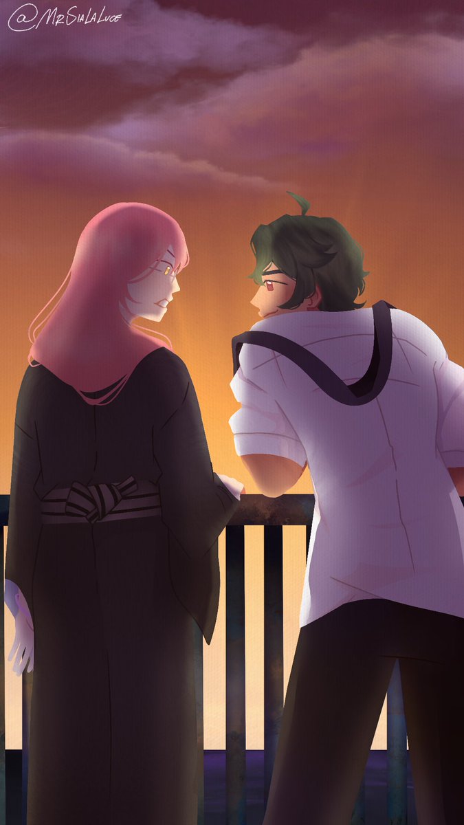 MrSiaLaLuce's tweet photo. I had the pleasure to work alongside @hijackdaw for the @mtchablossmbang ! Illustrating a little something 🙂‍↕️

Check their fic out, its gorgeous! 

https://t.co/lxjp05Z6gC

#matchablossom #kaorusakurayashiki #kojironanjo https://t.co/yX3cwZ4T4y